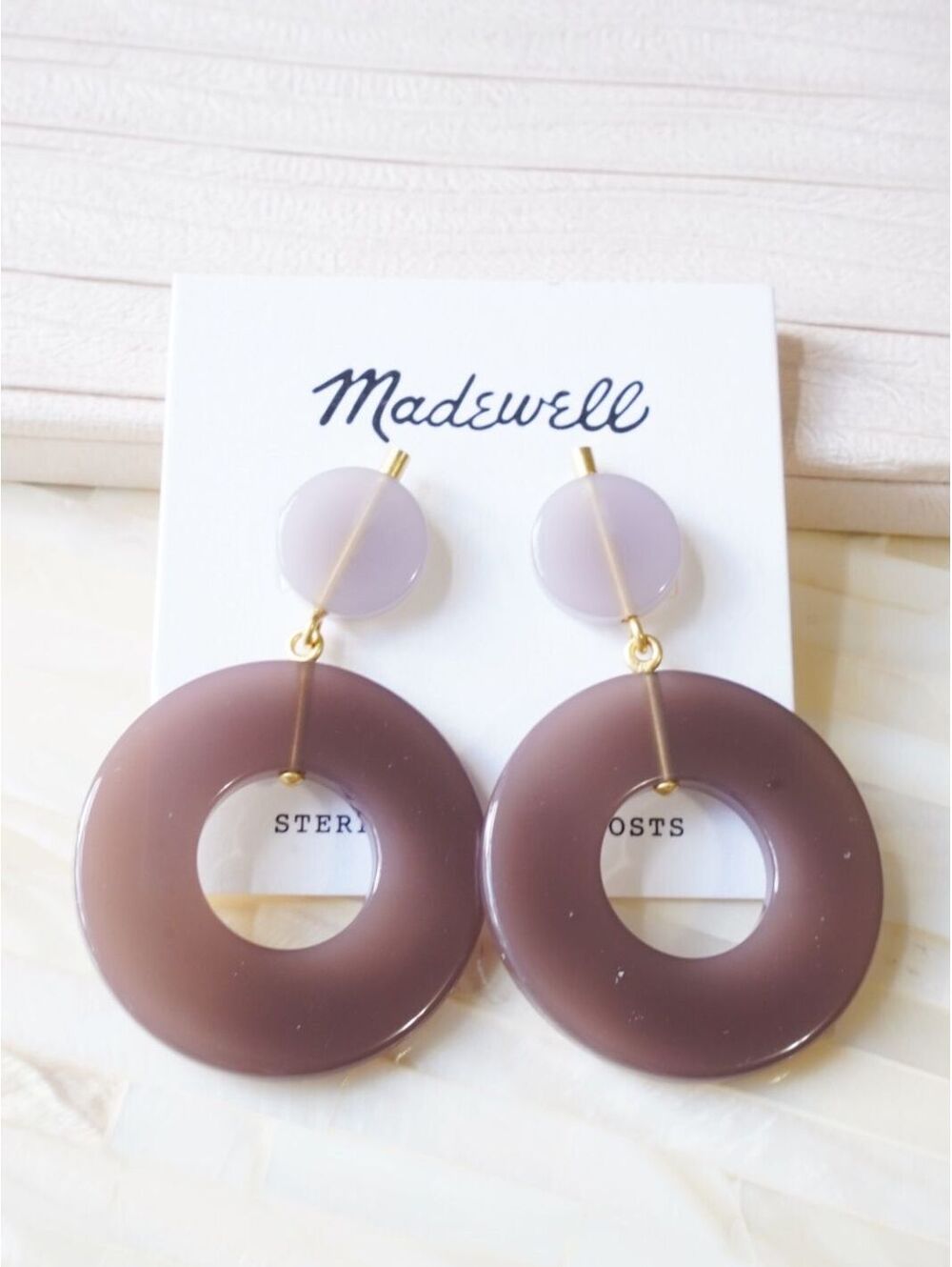 Madewell Circle Statement Earrings